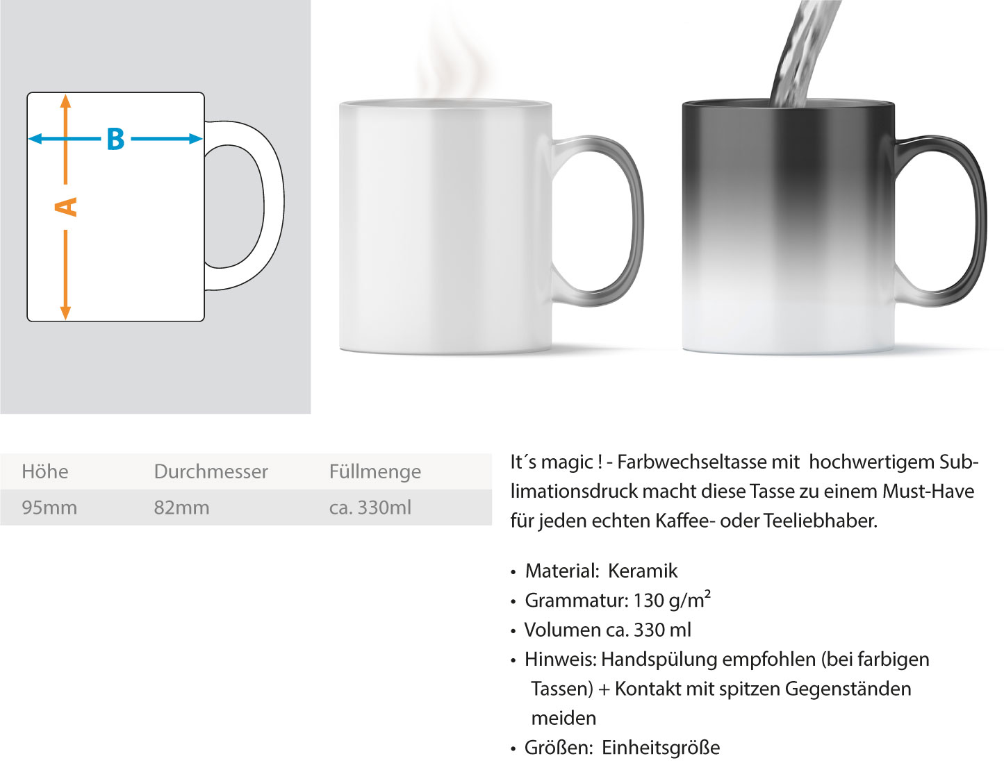 Retro Eichhörnchen Silhouette – Magic – Tasse – Bild 2