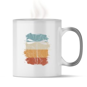Retro Art Libelle Silhouette  – Magic – Tasse