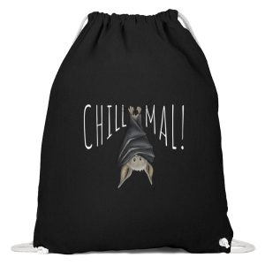 Chill Mal gemütliche Fledermaus  – Baumwoll Gymsac