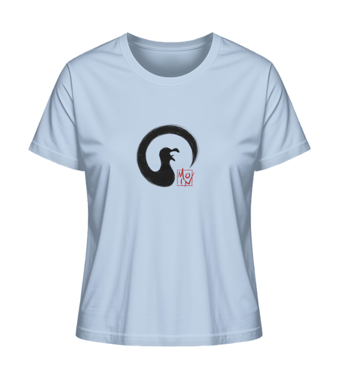 Moin kreischende japanische Enso Möwe – Damen Premium Organic T-Shirt 2.0 ST/ST – Bild 2