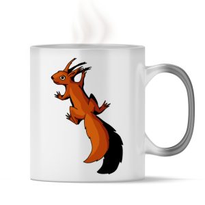 Süßes Eichhörnchen klettert  – Magic – Tasse