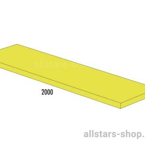 Bänfer Softbaustein Matte 2000 x 600 x 60 mm Maxi Schaumstoff-Baustein gelb